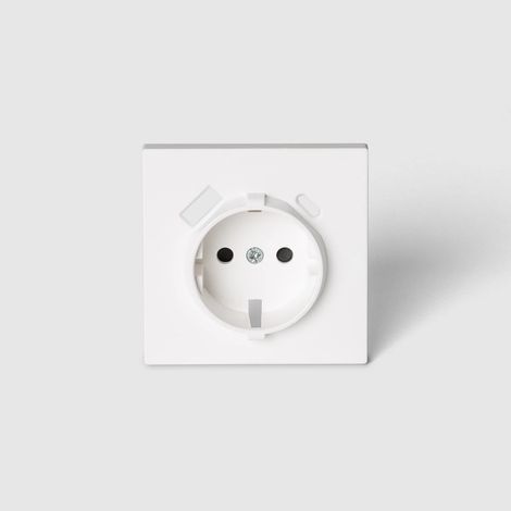 Tasten und Abdeckungen für Mechanismen Luxe 990 Weiß USB + Schuko (1/3)