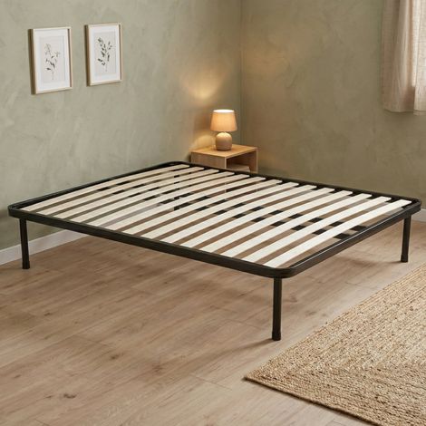 Talamo Italia - Somier Pia, Somier de 14 láminas ortopédico, 100% Made in Italy, Somier cuadrado y medio 120x190h30 cm, con embalaje reforzado (1/3)