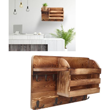 Dekorativer Wandschrank aus Holz für Schminktische und andere Wandaufbewahrung (1/5)