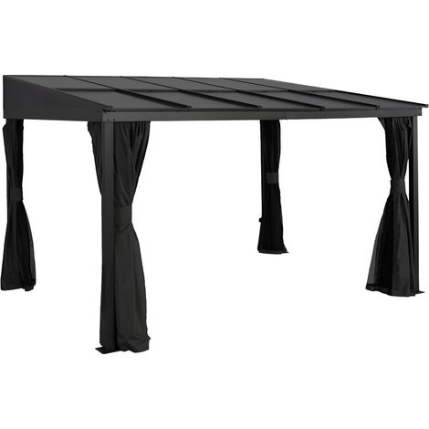 Sojag Abri de terrasse en aluminium St. Barth 1014 Anthracite 296x424x240 cm (1/5)