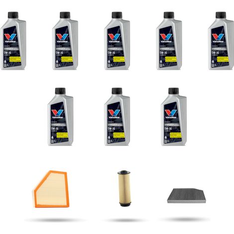 Kit tagliando 3 FILTRI e 8L OLIO compatibile con Bmw serie 4 (G22,G23 G80) M440i Hybrid 285kw dal 2020 (1/4)