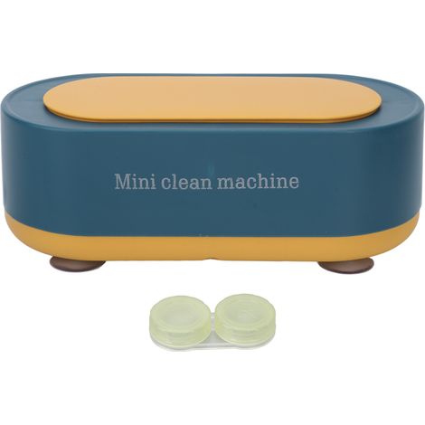 Nettoyeur Ultrasonique Portable pour Bijoux - Machine de Nettoyage à Haute Fréquence Automatique pour la Maison, Bleu (1/5)