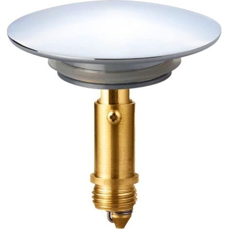 Bonde clic-clac pop-up 66 mm – Laiton massif chromé – Résistant aux détergents – Drainage rapide – Compatible avec lavabos standards (1/5)