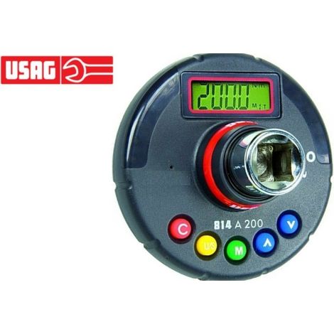 USAG 814A Dispositivo digitale coppia angolo chiave dinamometrica 40 - 200 Nm (1/4)