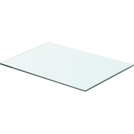 Vidaxl – Panneau pour étagère en verre trempé 50 x 30 cm – Capacité de charge 15 kg – Facile à nettoyer – Pour mur d'exposition moderne