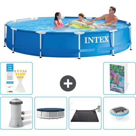 Frame Pool Rund - 366x76 cm - 7-teilig S250