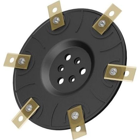 Disque de coupe compatible avec Worx Landroid M500 M700 WR167E WR141E Vision M600 Disque de coupe de qualité éprouvée + adaptateur pour prise hexagonale Livré Avec six lames (1/5)