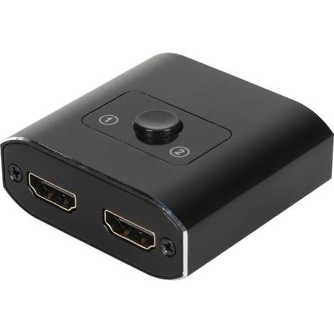 Commutateur d'interface multimédia haute définition, 1 entrée, 2 sorties, commutation bidirectionnelle, distributeur d'interface multimédia haute définition 4K, compatible avec les téléviseurs, les mo (1/5)