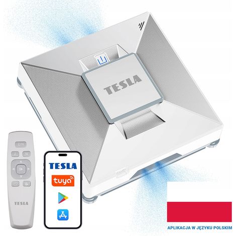 Tesla W800 WiFi Robot de Nettoyage Blanc 45 min Autonomie (1/3)