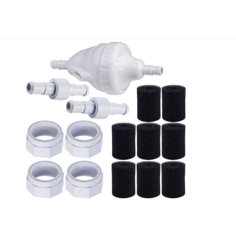 Covienapp Nettoyeur de Piscine Valve Set G52 Améliorée + Tuyau D20 Pivotant à Roulement +D15 Kit Aveur de Queue de Tuyau Convient pour Po-laris 180 280 380 480 3900 Sports Robot Piscine (1/5)