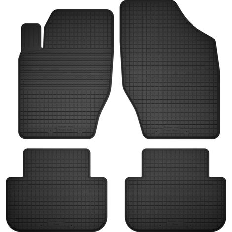 Gummifußmatten, 4er-Set, universell passend für: Peugeot 307 Schrägheck, Kombi, SW (2001-2009)