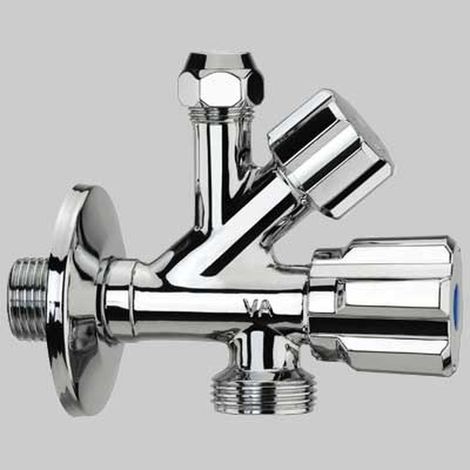 RUBINETTO COMBINATO SOTTOLAVABO E LAVATRICE - Ø 10 3/4x1/2