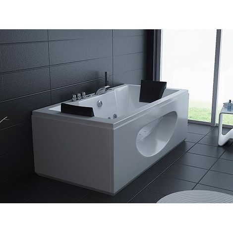 Bagno Italia Vasca idromassaggio da bagno 180x90 cm full optional con 26 getti pompa airpool e whirlpool (1/4)