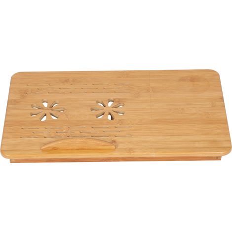 Étagère en bambou réglable (1 pièce) pour lit de dortoir, support de lecture portable pour livres. (1/5)