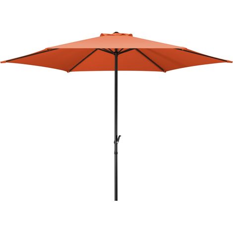 Schneider Sonnenschirm Bergamo terracotta Ø 300 cm Marktschirm (1/2)