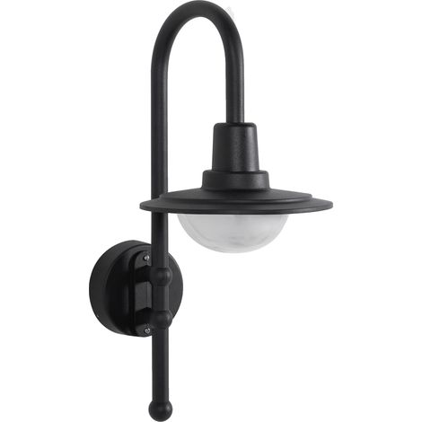 Outdoor Wall LED Light Lamp Black Aluminium External Modern Design Garden Patio PORTELO (1/5)