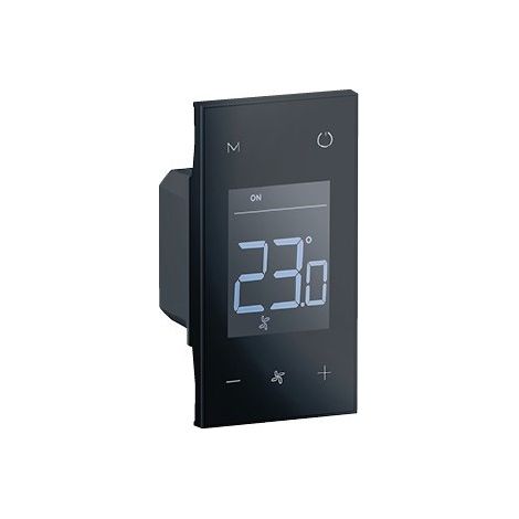 Living Now Thermostat KNX éléctronique avec écran rétro-éclairé Noir BTICINO BTKG4691F3KNX