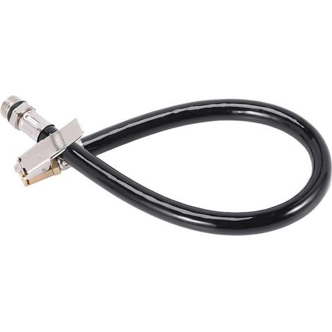 Enowelir Auto Camion 1/2 Pouce Male Fil Caoutchouc de gonflage Gonfleur Tuyau d'air du Pneu 14.6 Pouce