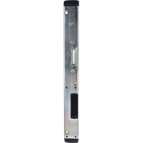 Gâche centrale réglable - Finition : Inox - Sens d'ouverture : DIN Droite - Têtière (mm) : U 24 x 8,5 - FUHR Vendu par : 25