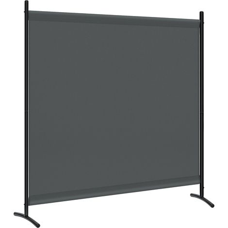 Woltu – Paravent 180x177 cm – Tissu polyester imperméable 160 g/m² – Cadre métal robuste – Écran de confidentialité pour intérieur et extérieur