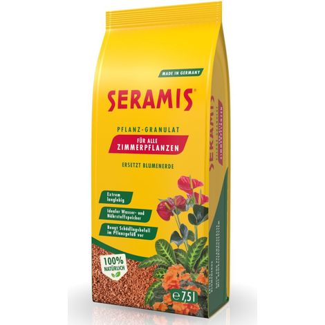 Seramis Pflanz-Granulat für Zimmerpflanzen 7,5 L Bodenzusatz (1/4)