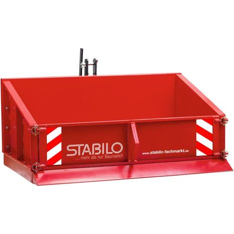 Dema – Benne agricole 3 points Basic 120 – dispositif de bascule sécurisé – Capacité de charge max. 200 kg – Poids 96,3 kg