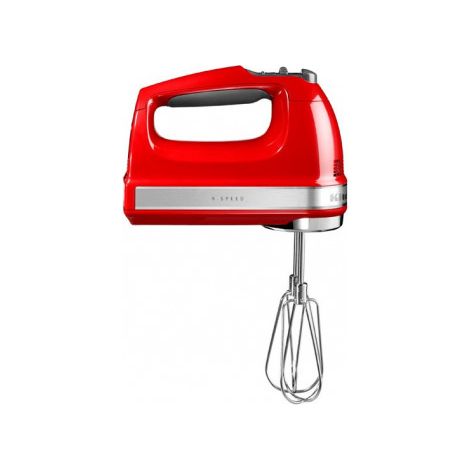 Batidora de mano KitchenAid 5KHM9212 de 9 velocidades. Color: Rojo brillante.