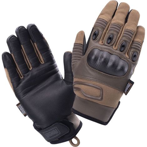 Guantes tácticos Magnum Stampo costuras reforzadas protección nudillos (1/3)