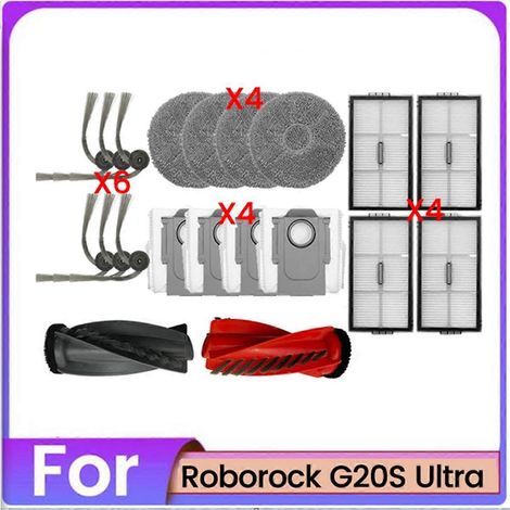 Kit de 20 pièces comprenant brosse, sac à poussière, chiffon et filtre pour aspirateur G20S Ultra - Accessoires et pièces de rechange (1/5)
