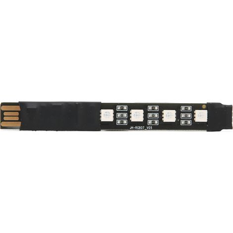 Bande LED avec Télécommande, Synchronisation Musicale, Interface 4 Broches, Éclairage Pratique pour Maison - Noir (1/5)