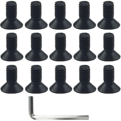 Lntyq Tête de Tondeuse en Aluminium tête de Tondeuse en Nylon vis de Tondeuse à Gazon tête de Tondeuse à Gazon Pinceau Fixation du Couteau avec 1 clé (1/5)