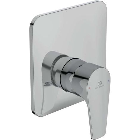 Ideal Standard Mitigeur de douche encastré Cerafine D, BS2, Rosette 163x163mm, Chrome, A7347AA (1/3)
