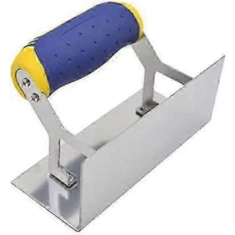 Outil d'angle pour cloisons sèches en acier inoxydable, bordureuse intérieure en béton 6 x 2,5 po pour plaques de plâtre (1/5)