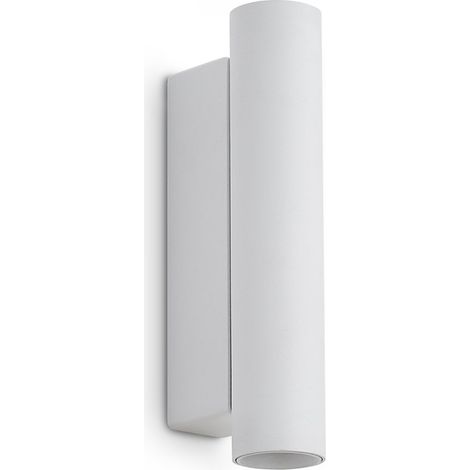 Ideal Lux Applique moderna Look 2 luci LED integrato bianco vetro metallo