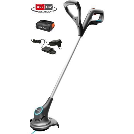 GARDENA Coupe-bordures SmallCut 23/18V POWER FOR ALL. Diamètre de coupe 23 cm. Lames plastique. Batterie Li-Ion. Kit Prêt à l'emploi. (14702-20) (1/5)