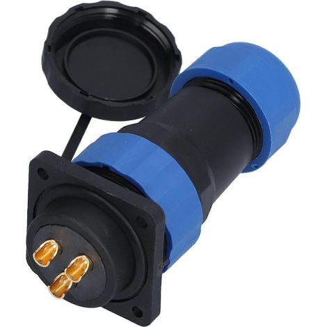Wasserdichter Vierkantstecker mit 4 Löchern, IP68-zertifiziert, Luftfahrt-Stromanschluss 380 V 45 A für Kabel und Leitungen, SP283-Pin