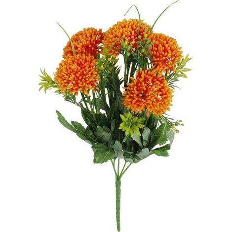 Rotolo di spiree artificiali arancioni - 5 pezzi, altezza 30 cm (1/4)