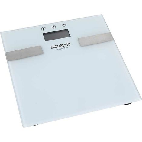 MICHELINO Personenwaage Standwaage mit Körperanalyse-Funktion LCD-Anzeige und rutschfest