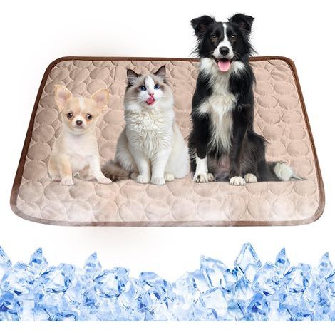 Kühlmatte für Haustiere, Kühlmatte für Hunde, selbstkühlende Haustiermatte, ungiftig, für kleine große Haustiere im Sommer (1/5)