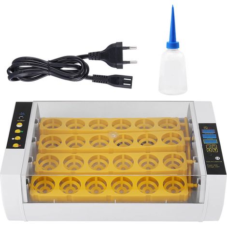 Incubateur de 24 œufs, contrôle de la température, couveuse numérique automatique pour poulets et poussins. (1/5)