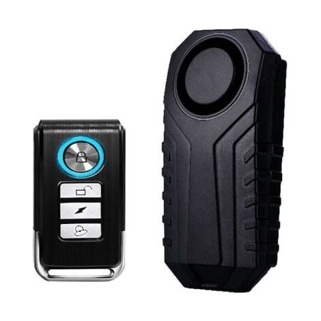 Alarme Vélo, Alarme Voiture sans Fil, Alarme pour Bicyclette, Moto, Voiture, Scooter, 113dB étanche sécurité Alarme avec Télécommande (1/4)