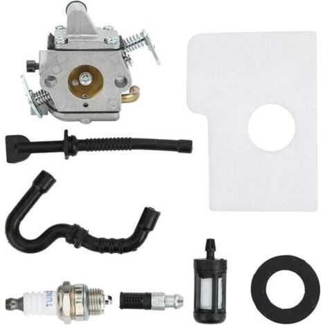 FLITI Compatible with MS170/MS180 carburetor kits. Made of high-quality aluminum for easy installation. A robust and durable choice, designed for professionals. (1/4)