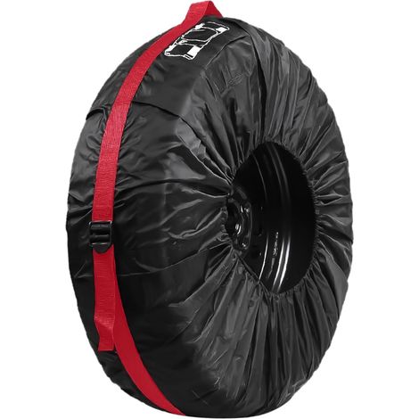 Fundas para neumáticos, impermeables y a prueba de polvo, para neumáticos de repuesto y neumáticos de 13 a 18 pulgadas, diámetro 66 cm. (1/5)