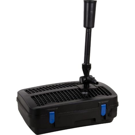 AquaForte GFU-5800 Springbrunnenpumpe + 11 W UV-C, Leistung 57 W, max. Leistung. Auswurfhöhe 2,5 Meter, max. Durchflussmenge 5,2 m3 pro Stunde, Anschluss 25/32 mm, max. Größe. des Teiches 8 m3.
