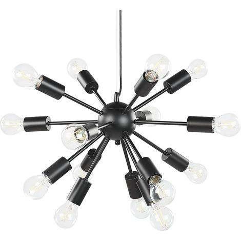 Pendant Lamp BALAGAS Metal Black