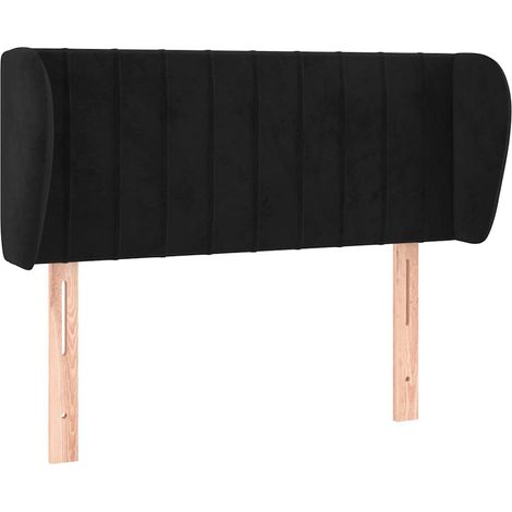 Maison Exclusive - Kopfteil mit Ohren Schwarz 103x23x78/88 cm Sam (1/5)