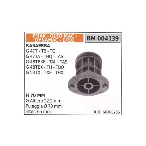 G47T TB TQ EMAK 004139 Support de moyeu de lame de tondeuse à gazon