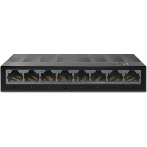 Commutateur réseau de bureau TP-Link à 8 ports 10/100/1000 Mbps (1/2)