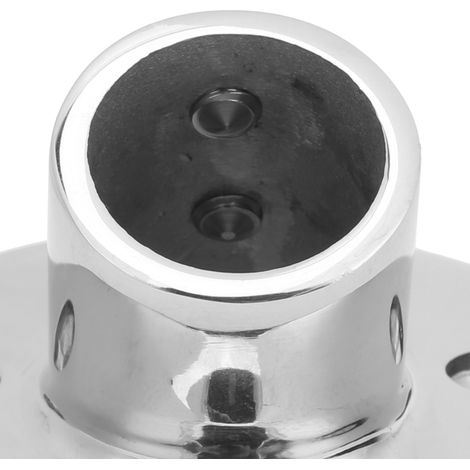 Support d'angle 60° pour tube rond 22mm, raccord de rambarde marine en acier inoxydable 316, pièces yacht.