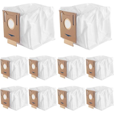 Disposable Sac à poussière pour Deebot T8 T9 N8 DX93 DDX96 Robot Aspirateur – 10 Pack Aspirateur Bags (1/5)